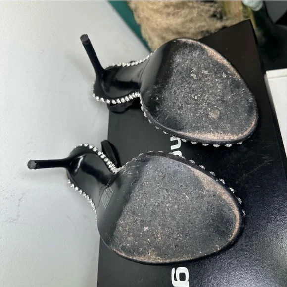 Alexander Wang Nova Crystal Slingback Sandal - Picture 6 of 8